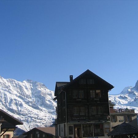 Ferienwohnung Alte Baeckerei Mürren Buitenkant foto