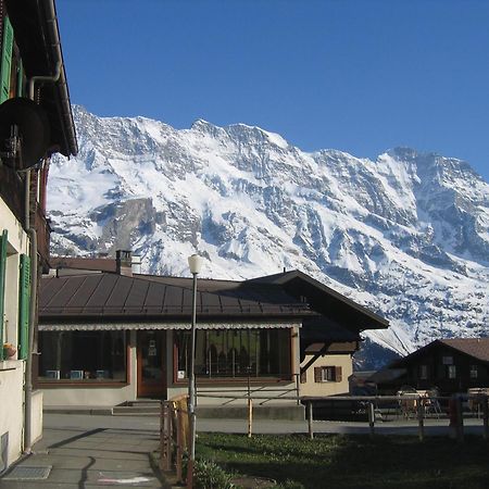 Ferienwohnung Alte Baeckerei Mürren Buitenkant foto