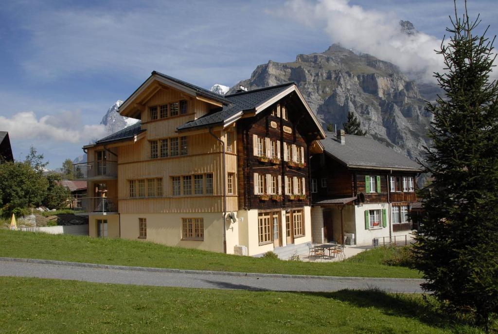 Ferienwohnung Alte Baeckerei Mürren Buitenkant foto